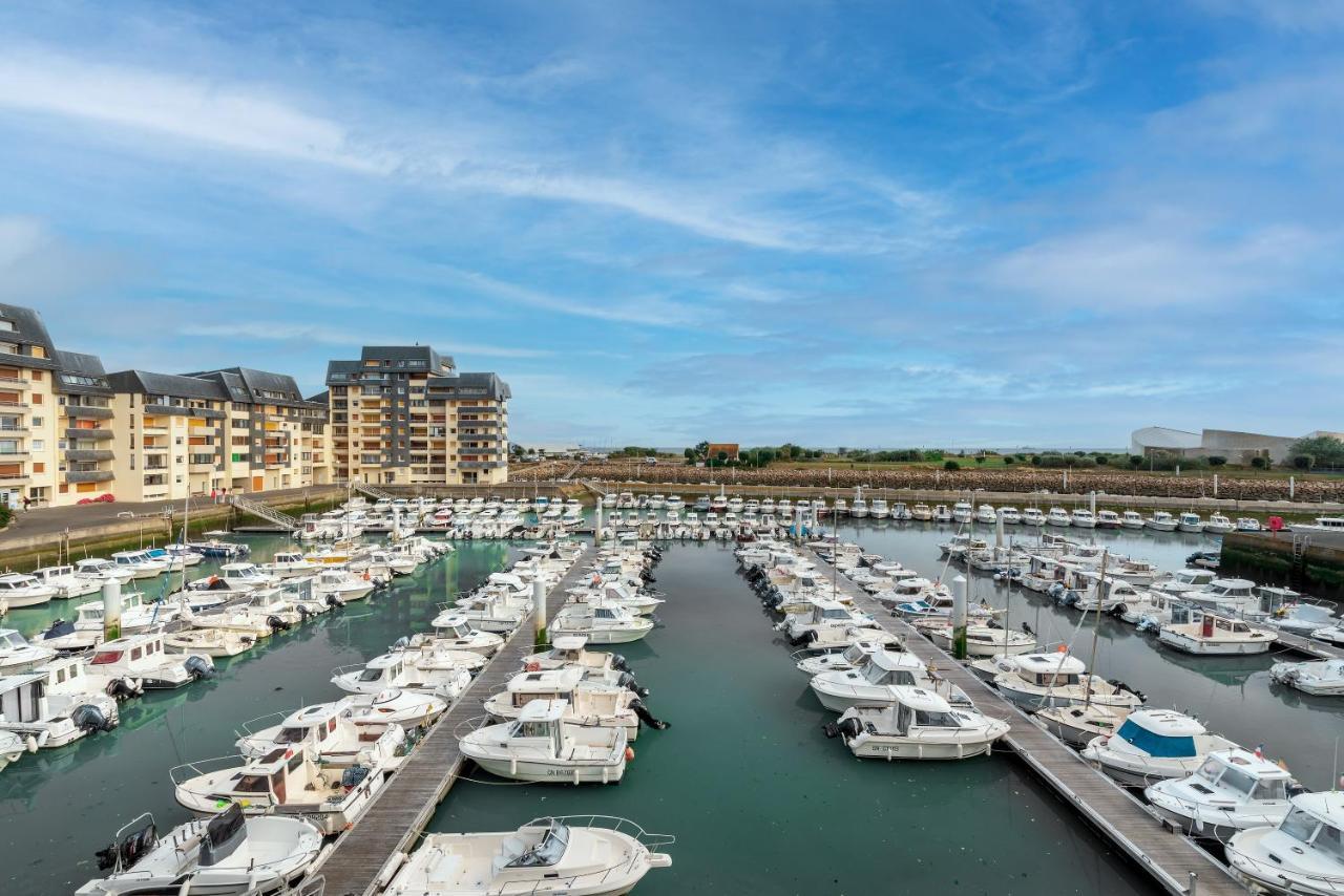 Appartement Vue Mer Et Marina, Loggia - Parking Courseulles-sur-Mer Dış mekan fotoğraf